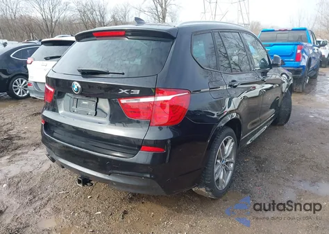 2017 BMW X3 xDrive35I z USA, uszkodzony, nr VIN 5UXWX7C33H0W39827
